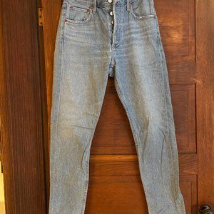 AGOLDE light wash Jamie High Rise Jeans in Brooklyn Size 25